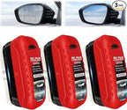 3-Pack Clear Vision Windshield Cleaner Automotive Oil Film Cleaning Brush Windshield Cleaner Tool for Car Windows Glass Clear Vision Glass Cleaner with Anti-Rain & Anti-Fog Coating