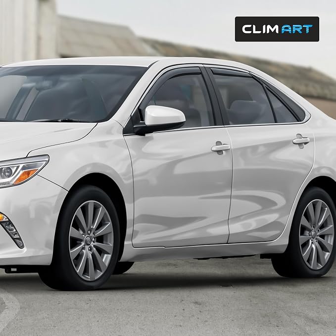 in-Channel Incredibly Durable Rain Guards for Toyota Camry 2015-2017, Original Window Deflectors, Vent Window Visors, Vent Deflector, 4 pcs. - 615306