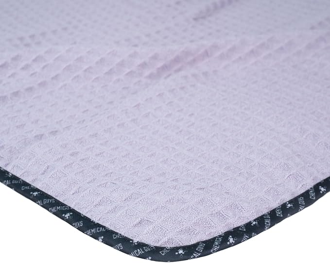 Waffle Weave for Home & Auto Glass, Windows, Mirrors & More, Lavender (25 in. x 36 in.) 3-Pack