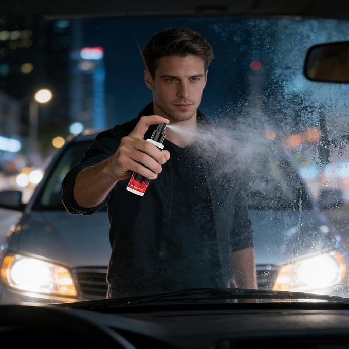 Window Defogger Spray - 100ml Anti Fog, Clear Sight Formula | Marine Vehicles Exterior Interior Glasses Mirrors Boost Driving Visibility Safety Protection
