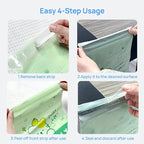 60PCS Space-Saving Hanging Car Trash Bags, Easy Stick-On Disposable Leakproof Garbage Bag & Vomit Bags for Auto, Camping, Travel, Office and Home Use