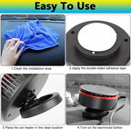 12V Car Heater,Portable Heater for Car,Car Heater Defroster Windshield Defogger Automobile Windscreen Heater Plug in Cigarette Lighter 360 Degree Rotary for 12V Car (Red&Black)