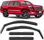 Voron Glass in-Channel Extra Durable Rain Guards for Cadillac Escalade 2015-2020, Window Deflectors, Vent Window Visors, 4 Pieces - 200462