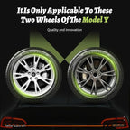 for Tesla Wheel Cover 19 inch, for Tesla Model Y(2020-2024) Wheel Covers, Wheel Cover Silver Black Knife Style 4PCS Hubcaps 19inch Rim Full Cover Hubcaps Decoration Accessories