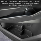 Car Door Organizer Tray for Forester 2025 2026 Accessories Front & Rear Door Pocket Inner Organizer Trays TPE for Forester Accessories 4PCS