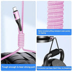USB C Cable,2Pack 6ft Fast USB Type C Charging Cable for Android/Phone/Pad/Laptop, Type C Charger Braided USB Cable Compatible with iPhone 15 Pro/Plus/Max/Android/Phone/Pad Rose Gold