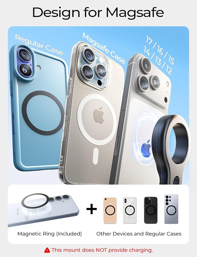 for MagSafe Car Mount, Magnetic Phone Holder for Car Vent Phone Mount, Air Vent Hands Free Phone Mount, Super Magnetic Phone Mount, Gifts Car Phone Holder Magnetic for iPhone 17 Pro Max 16 15