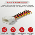 Radio Wiring Harness W/JBL Amplifier System for 2001-2007 Toyota Highlander 2002-2006 Camry Lexus ES 330 2002-2006