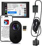 Cobra SC120 Dash Cam + Cobra 2.5A DIY Hardwire Kit - OBDII Port to USB-C/Micro-USB with 15ft Cable