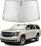 Windshield Sunshade Compatible for Chevrolet Chevy Suburban/Tahoe, GMC Yukon XL, Yukon Denali XL 2015-2018 2019 2020, Sun Visor for Front Window Sun Shade Cover, UV Protector, Car Accessories