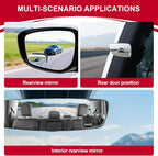 Blind Spot Car Mirror, HD Glass Frameless Convex Side Mirror Blindspot, Wide Angle Rear View Mirrors for SUVs, Trucks and RVs - Car Accessories