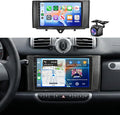 4G+64G Car Radio Stereo for Mercedes Benz Smart Fortwo 2011-2015, 9inch IPS Touch Screen/Android 15/Wireless CarPlay/Android Auto/32 EQ/GPS/WiFi/5.0Bluetooth/FM/RDS/SWC/AHD Backup Camera