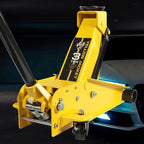 Hydraulic Floor Jack, Quickly Lift Car Jack with Dual Pumps, Heavy Duty Steel Service Jack, 3 Ton (6600 lb) Capacity