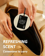 Retro Coquette Leopard Orange Car Air Freshener 4 Pcs, Trendy Preppy Black Cherry Bow Round Hanging Air Freshener for Cars Closet Drawer Books, Girly Y2k Car Accessories Mirror Decor for Women