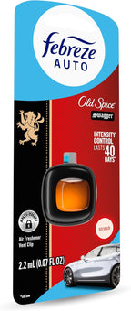 AUTO Air Freshener, Odor-Fighting Automotive Vent Clip, Old Spice Swagger Scent, 8 Count