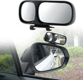 Blind Spot Mirror, Double Adjustable Mounted Blindspot Mirror HD Glass Wide Angle View, Side Rearview Mirror Universal, Right