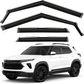GrandWheel Window Deflectors Smoke Tinted in-Channel Side Window Vent Visor Deflectors Rain Guards Compatible with Chevrolet (Chevy) Trailblazer 2021-2026 - 4pcs. GW0869