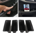 Door Side Storage Box For Ford Escape 2020 2021 2022 2023 2024 2025 2026 Accessories Door Pocket Handle Protector Insertion Tray Organizer (4PCS/set Front rear door storage box)
