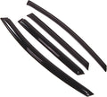 WD2-311 Dark Smoke 4 Pcs Set Window Visor (Outside Mount) Deflector Rain Guard Compatible with 2007-2015 Mazda CX-9