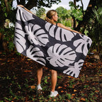 Athletic Running Towel, Full-Sized, Car Seat Cover - Performance Microfiber (Monstera of Race's Past)