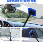 18PCS Car Cleaning Kit, Car Interior Detailing Kit with Blue High Power Handheld Vacuum, Detailing Brush Set, Windshield Cleaner, Cleaning Gel, Complete Auto Accessories for Men, Women