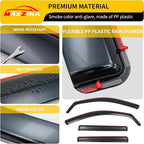 Visor Rain Guards Compatible with 2026 2027 Honda Passport (Not for 2025) Front & Rear in-Channel Window Visors Wind Deflectors Weather Shield for 2026 Passport 4PCS Accessories