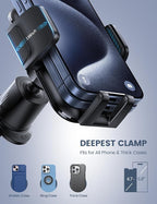 2026 Wider Clamp & Metal Hook Car Phone Holder Vent [Thick Cases Friendly] Phone Holders for Your Car Mount Gfts Automobile Hands Free Accessories for Women Men for iPhone 16 15 14 13 Pro Max