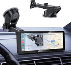 Suction Cup Car CarPlay Screen Mount, Suitable for in-Car Monitors and CarPlay Screens, Tool-Free Installation, Dashboard & Windshield Use, 360° Rotation for Easy Angle Adjustment