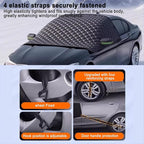 Car Windshield Cover for Ice and Snow for Toyota Tundra 1999–2025 2020 2021 2022 2023 2024 2026, Automotive Large Windshield Snow Covers with Side Window and Rearview Mirror Protector