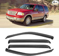 Window Rain Guards for 2002-2010 Ford Explorer/Mercury Mountaineer, Window Visor Guard Vent Wind Shade Deflector Rain Shield Protector Sun Visor for 2003-2010 Lincoln Aviator, Outside-Mount, 4PCS