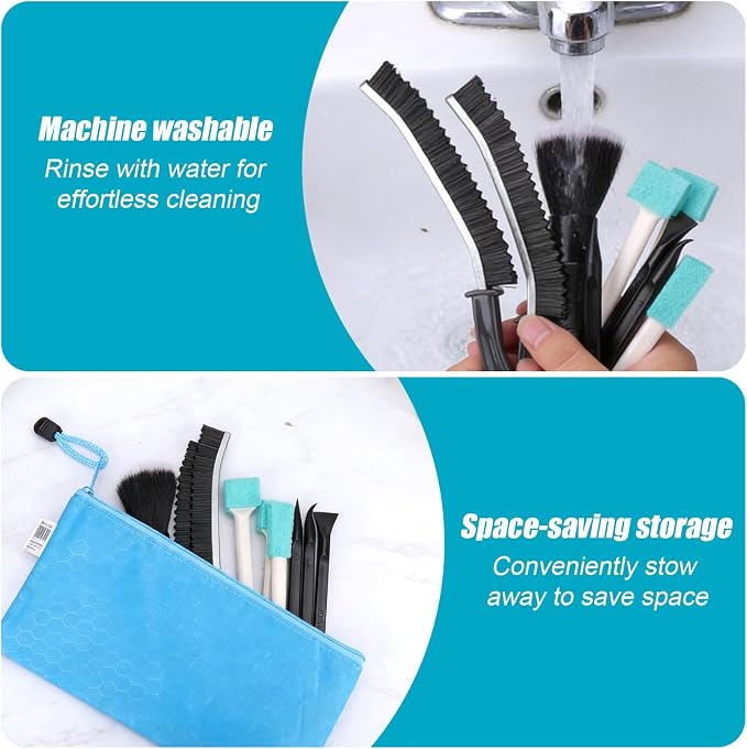 Car Detailing Kit Interior,Car Cleaning Interior Cleaner Brush Kit Tool,Car Care Detail & Clean Supplies Accessories Kits,Suitable for Auto,SUV,Truck,Sedan,Dashboard,Panel,10 Pcs Tools Sets