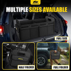 Car Trunk Organizer - 70L Collapsible Trunk Organizer with Reinforced Handles for Groceries, Car Storage Organizers for SUV Auto Truck Van with Non Slip Bottom (Black)