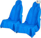 Car Seat Towel Cover - Sweat Absorbing Microfiber Towel for Car Seat After Gym, Workout & Beach - Washable Seat Protector, Universal Fit for Cars, Trucks, SUVs - 2 Pack