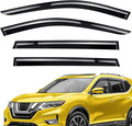 Extra Durable Window Deflectors Tape-On Window Visors Rain Guards Fit for Nissan Rogue 2014-2020, Sun Visors, Wind Vent for Shades, Exterior Car Accessories - 4pcs. AG0287