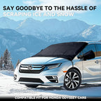 Windshield Cover for Ice and Snow Custome Fit 2011-2024 2025 2026 Honda Odyssey Accessories LX,EX,EX-L,Touring,Elite Minivan Windshield Frost Cover for Trucks, Custom-fit Odyssey All Weather Protector