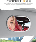 SCUARI 4PCS Car Stickers,Cars Decals,Car Accessories Trust in God Rearview Mirror Sticker,Auto Stickers and Decals,Auto Decals for Women,Trust in God Mirror Decoration,Fits Most Vehicles (Black&Red)