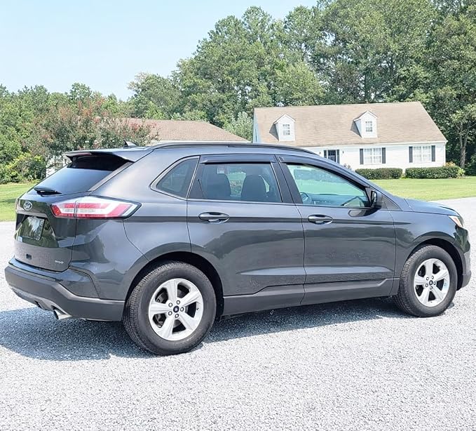 2015-2024 Tape-On Rain Guards for Ford Edge Extra Thick Side Window Deflector Visors SE SEL ST ST-Line Titanium 2016 2017 2018 2019 2020 2021 2022 2023