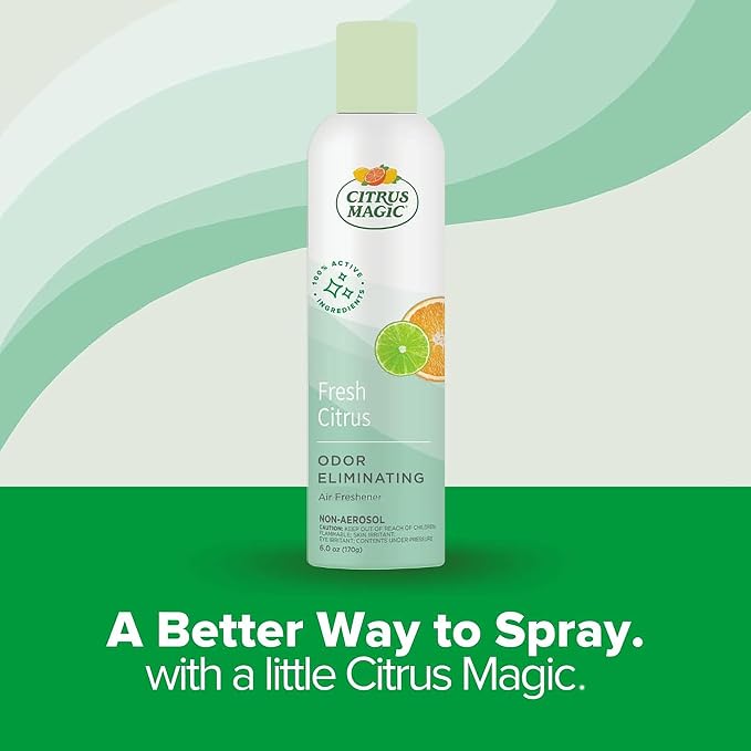 Odor Eliminating Air Freshener Spray, Fresh Citrus, 6-Ounce