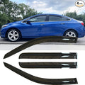 4pcs Original Shatterproof Rainproof Window Wind Deflectors for Chevrolet 2016-2019 Cruze (Excludes Classic Model),Outside Mount Rain Guards Set,Nice Looking Window Visor for Cars,Vent Deflector 94712