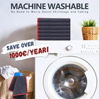Airlab Glass Polishing Cloth Streak Free Miracle Cleaning Cloth Lint Free Microfiber Cleaning Rags for Glasses Kitchen Dish Mirrors Easy Clean, Pack of 6,12 x 12 Inches, Grey-red