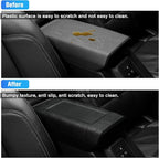 Center Console Armrest Cover Applicable to Ford Bronco 2021 2022 2023 2/4 Doors, Waterproof Car Interior Accessories Arm Rest Pad Cover Protector, Black