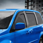 Goodyear Shatterproof in-Channel Window Deflectors for Volkswagen (VW) Routan 2009-2014, Rain Guards, Window Visors for Cars, Vent Deflector, Car Accessories, 4 pcs - GY008132