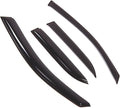 WD2-475 Dark Smoke 4 Pcs Set Window Visor (Outside Mount) Deflector Rain Guard Compatible with 1999-2003 Lexus RX300