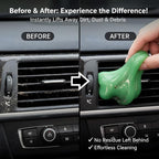 MysticHome for Car Cleaning Gel 160g,Reusable Cleaning Putty for Interior Detailing PC Keyboard, Car Cleaning Supplies, Auto Detailing Tools, Car Slime for Dust Removal, Cleaning Kit Green 5.0 OZ