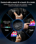 AI Box for Factory Wired CarPlay, Wireless CarPlay & Android Auto Adapter with Netflix, YouTube & TikTok, Full Android Car Video Box with 4G LTE, GPS, Dual Bluetooth and Dual-Band WiFi