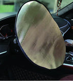 Steering Wheel Cover Sun Shade,Upgraded 3-Layer Foil Cooling Steering Wheel Sun Cover for Heat Protection Fit Most Car SUV Van 17.7" Reflector Protector