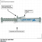 AGM Jack Rod, 3.5 Ton XL Locking Support Bar for Floor Jacks, Jack NOT Included, 24” Travel, 4.2 lb, Compact Jack Stand Alternative for Pickup Trucks & SUVs. Safer, Smarter Vehicle Support