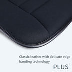 Car Seat Cushion Pad for Driving, Chair Cushion for Office/Truck with Memory Foam, Seat Cushion Comfortable and Durable Black 2" Thick