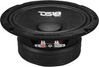 PRO-GM6.4 Loudspeaker - 6.5", Midrange, Black Steel Basket, 480W Max, 140W RMS, 4 Ohms - Premium Quality Audio Door Speakers for Car or Truck Stereo Sound System (1 Speaker)