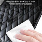 Car Center Console Cover, Upgraded Microfiber Leather Car Arm Rest Cover with 2 Storage Bags, Universal Armrest Cover for Car Storage Box Car Interior Accessories Protector for Most Vehicle